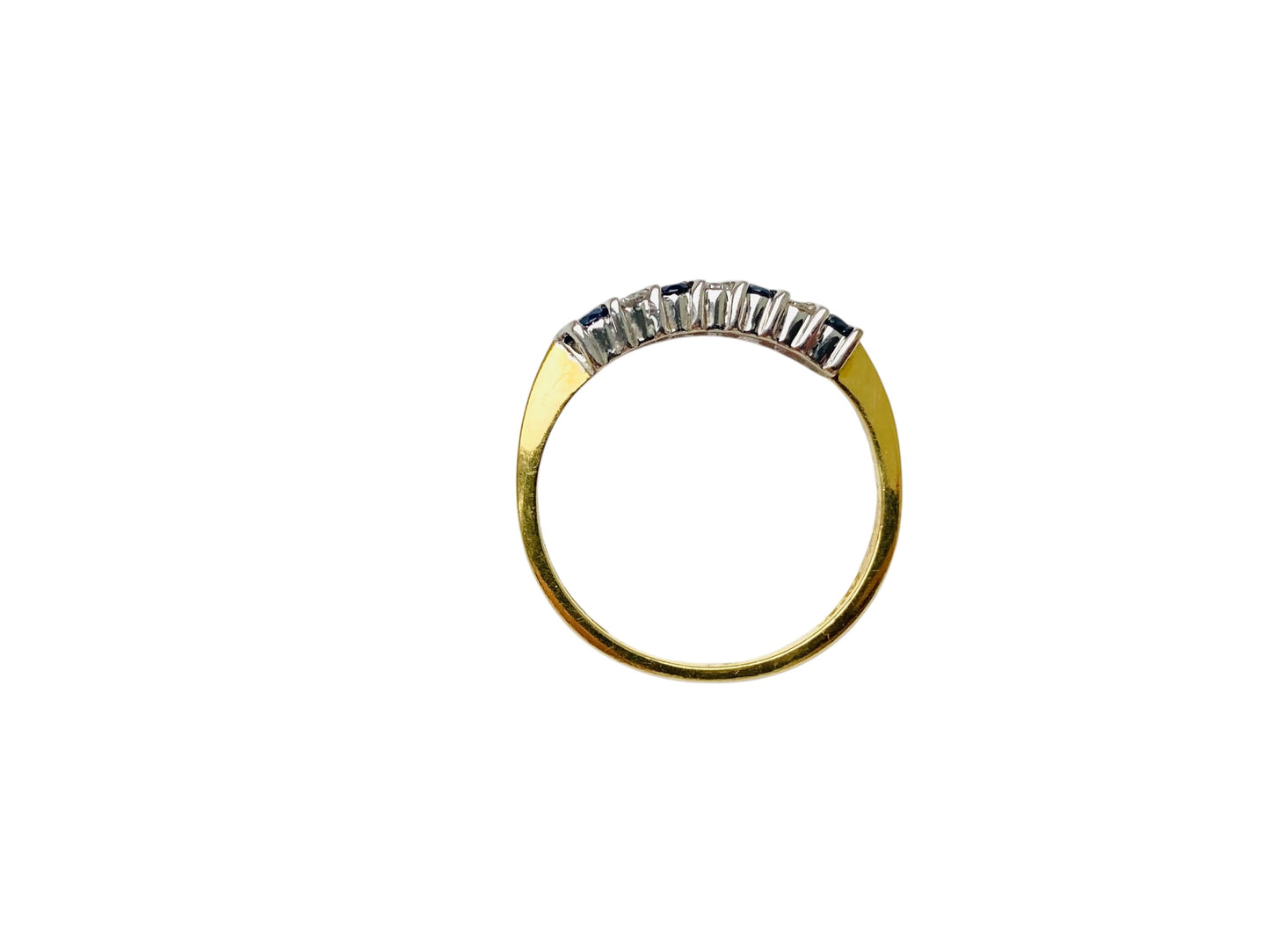 18ct Gold Sapphire & Diamond Ring