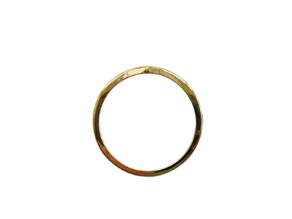 9ct Gold Diamond Wishbone Ring
