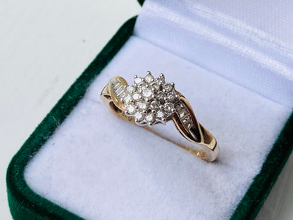 9ct Gold Diamond Ring