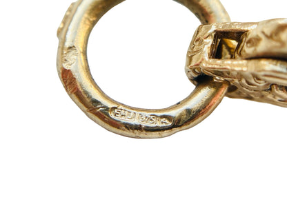 9ct Gold Ornate Lobster Clasp