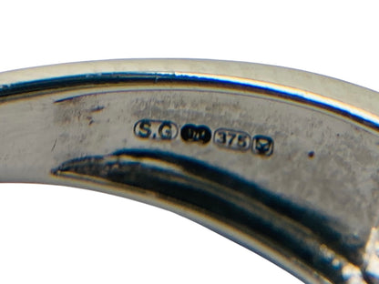 9ct Gold 0.50ct Diamond Crossover Ring