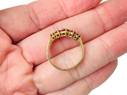 Vintage 9ct Gold Citrine Ring