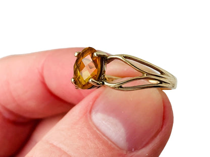 9ct Gold Citrine Ring