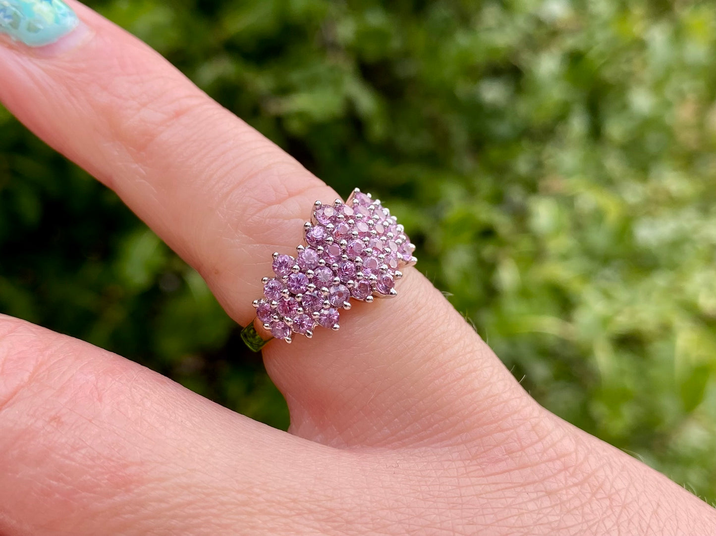 9ct Gold Pink Sapphire Ring