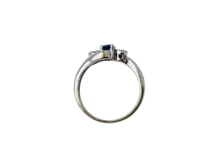 9ct Gold Sapphire & Diamond Ring