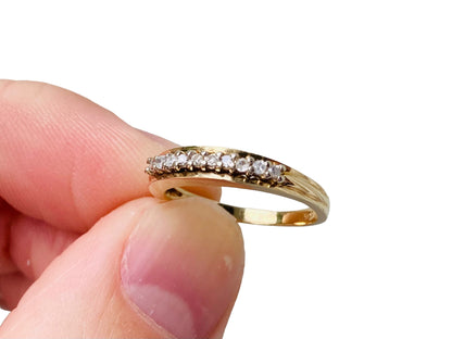 10ct Gold Diamond Ring