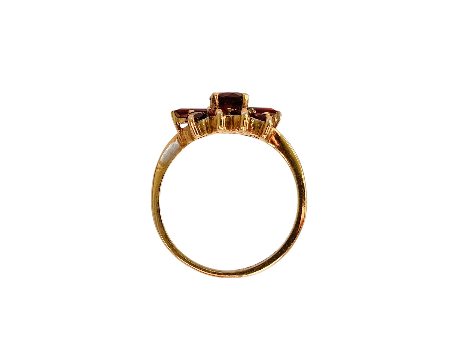 Vintage 9ct Gold Garnet Ring
