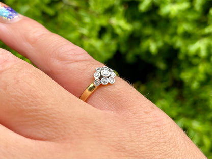 Vintage 18ct Gold Diamond Ring