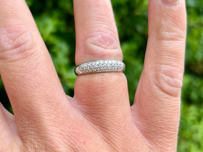 18ct Gold Diamond Pave Ring