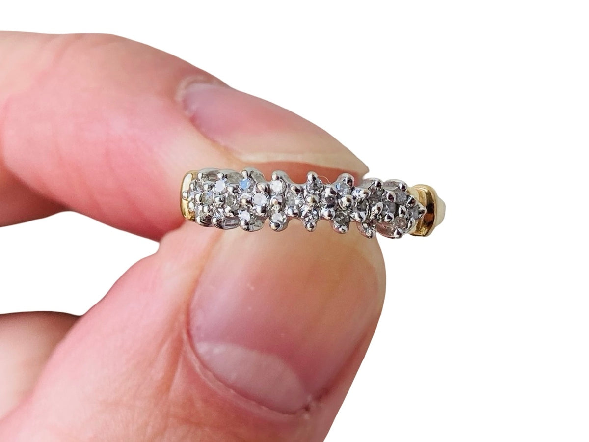 9ct Gold Diamond Ring
