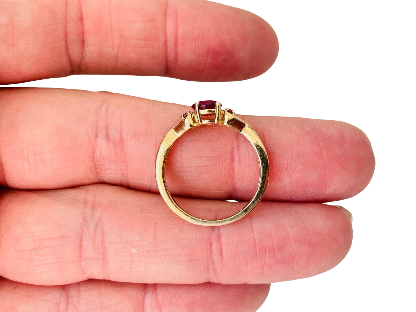 9ct Gold Pink Tourmaline Ring