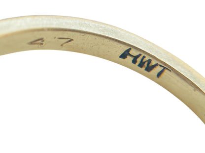 18ct Gold Diamond Wishbone/Chevron Ring