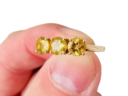 9ct Gold Citrine Ring