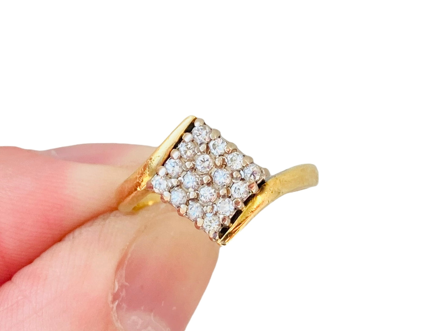 Vintage 18ct Gold Diamond Ring