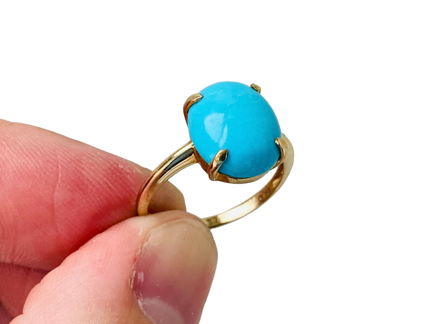 9ct Gold Turquoise Ring