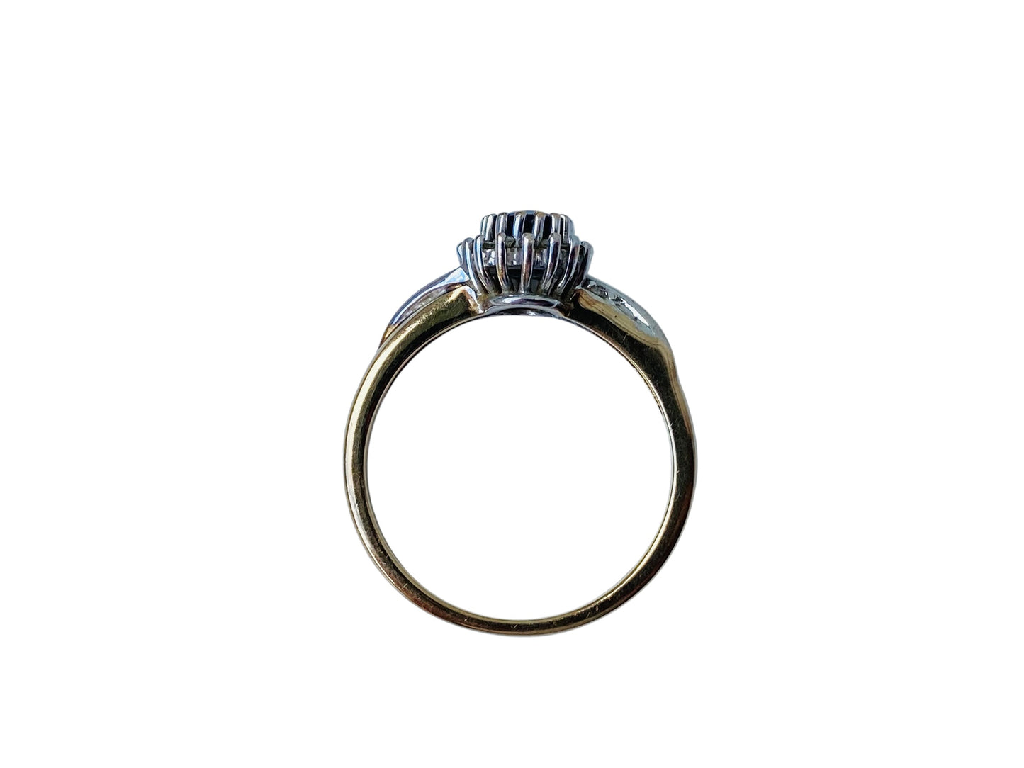 9ct Gold Sapphire & Diamond Ring