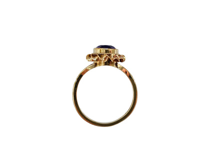 Vintage 9ct Gold Amethyst Ring
