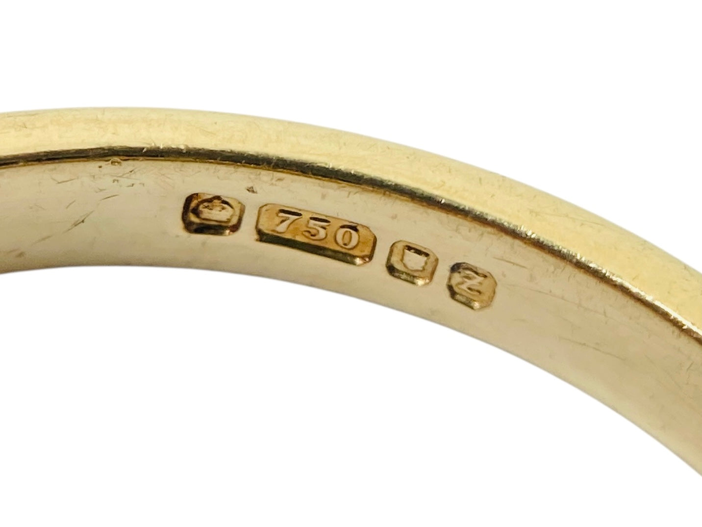 18ct Gold Sapphire & Diamond Trilogy Ring
