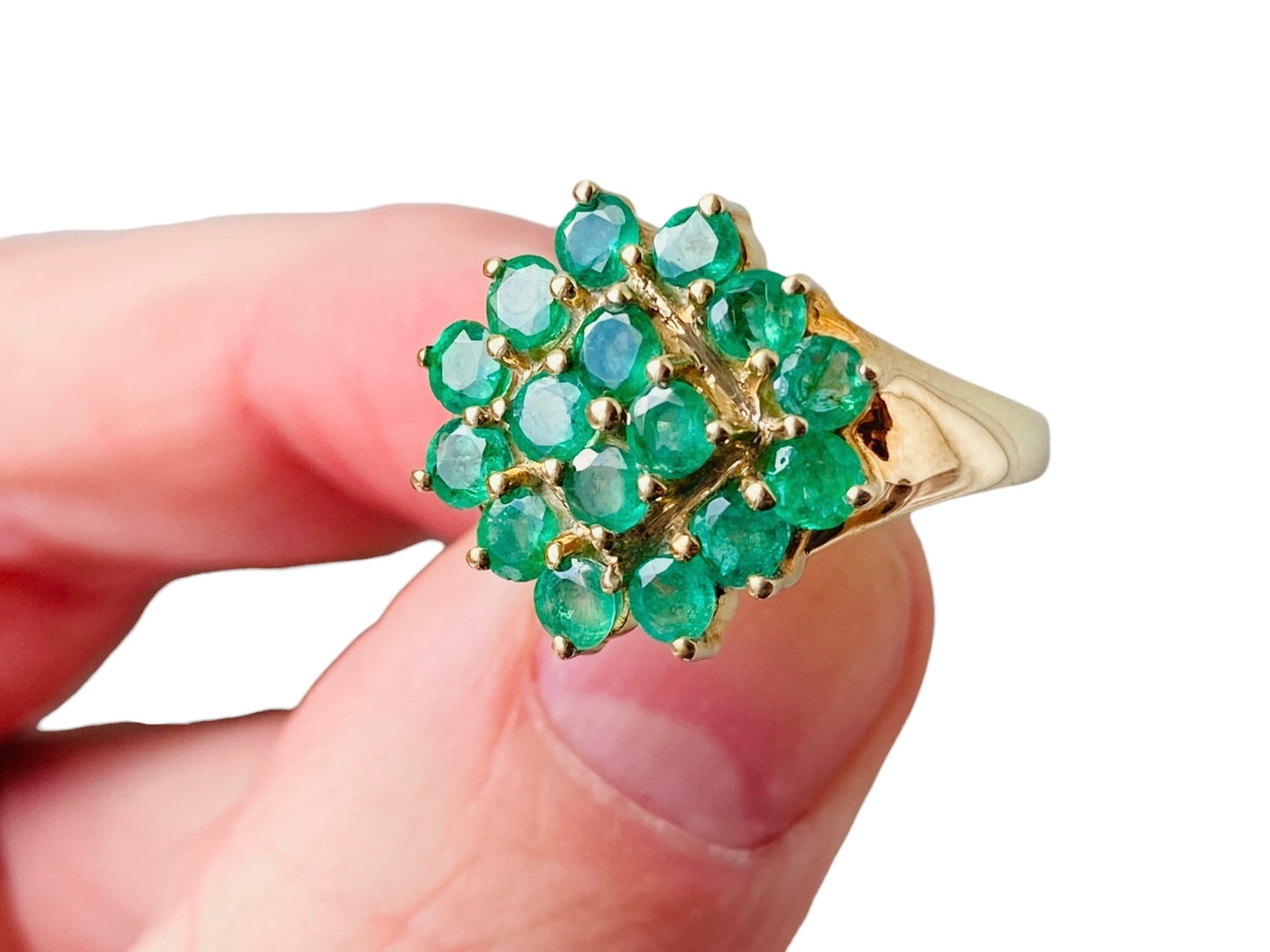 9ct Gold Emerald Ring