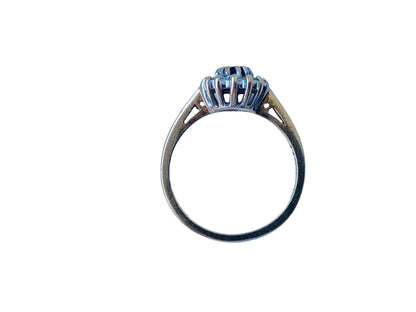 9ct Gold Amethyst & Diamond Ring