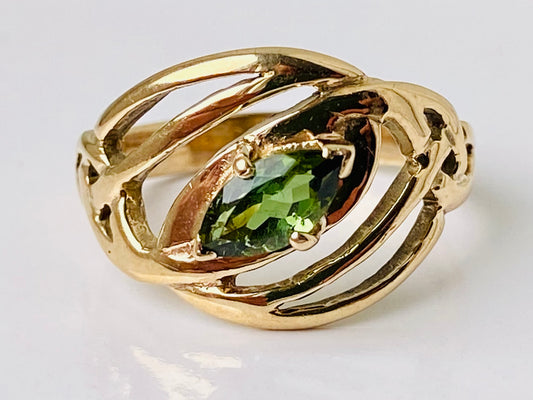9ct Gold Tourmaline Ring