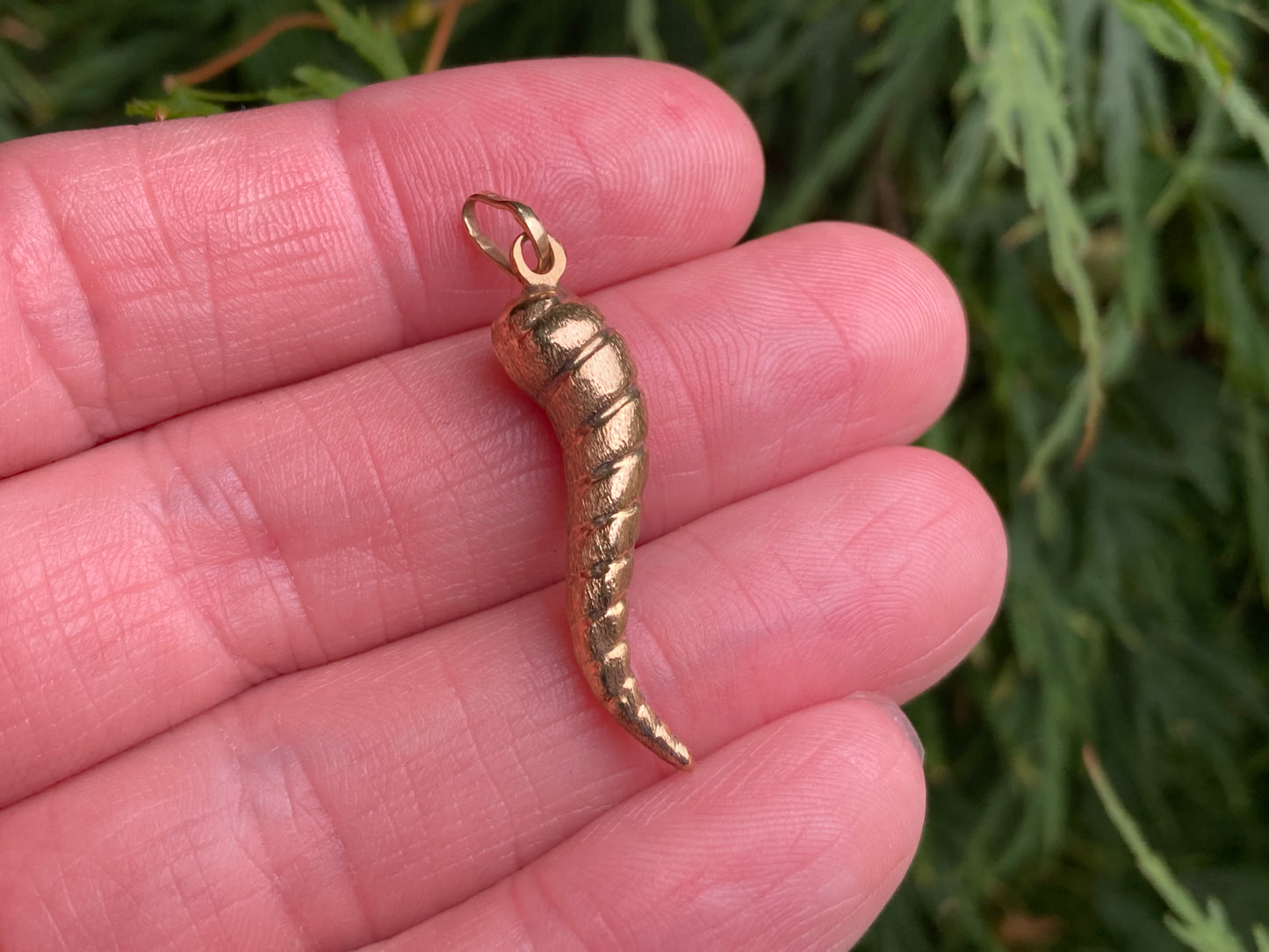 9ct Gold Horn Of Plenty Pendant