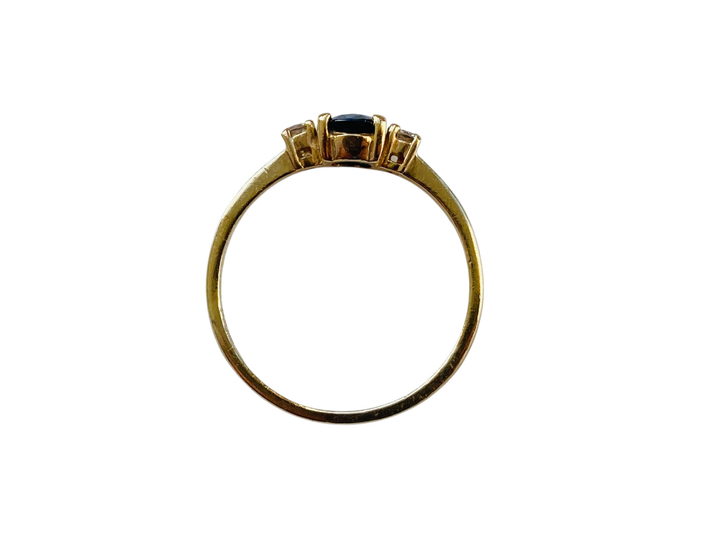 9ct Gold Sapphire & Diamond Ring