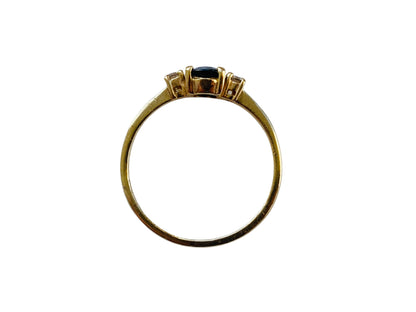 9ct Gold Sapphire & Diamond Ring