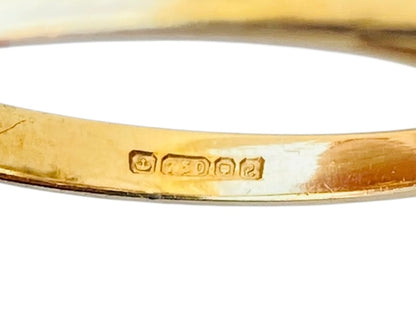 Vintage 18ct Gold Ruby & Diamond Ring