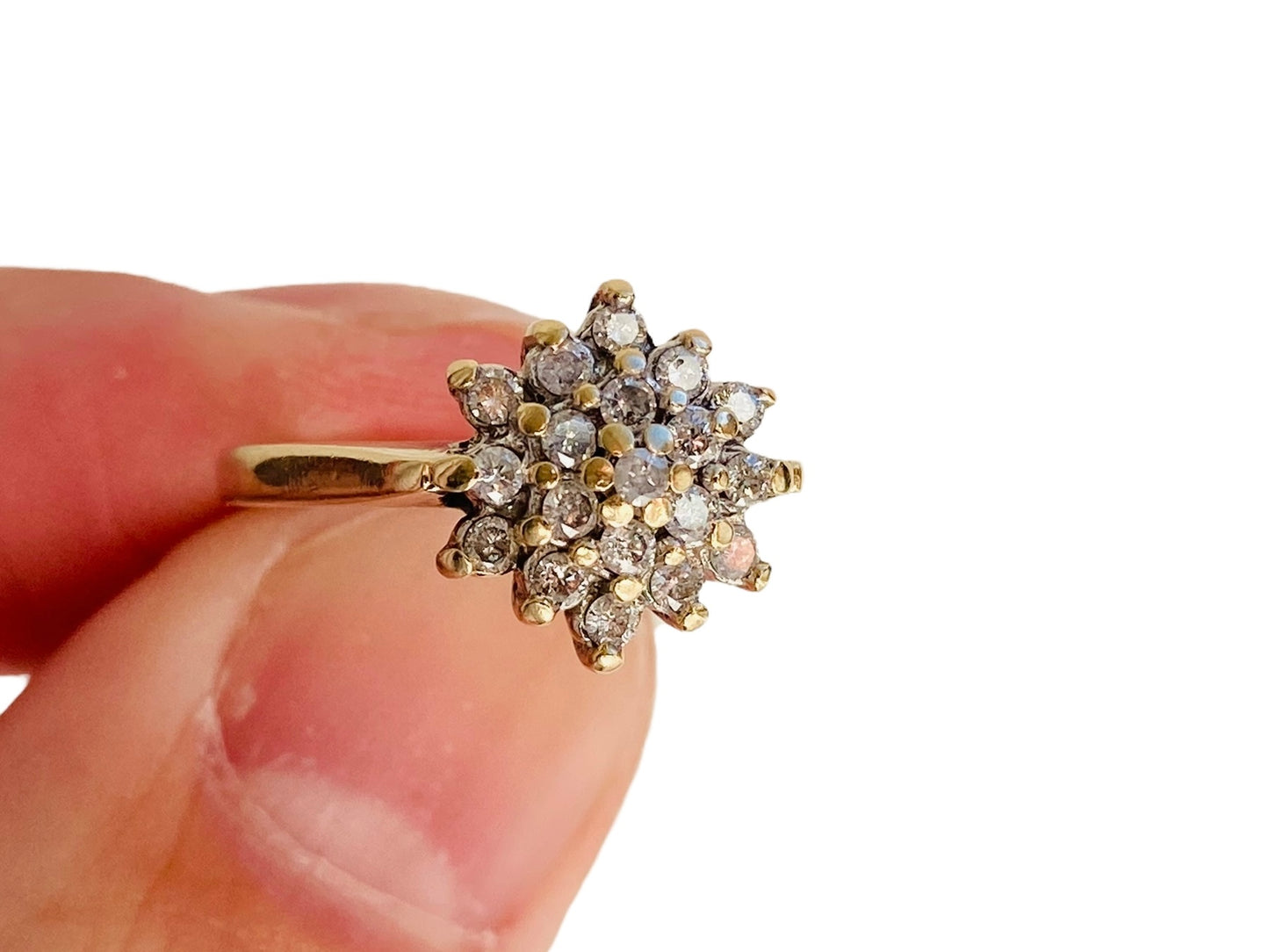9ct Gold Diamond Ring