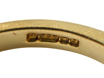 Vintage 18ct Gold Three-Stone Diamond Ring