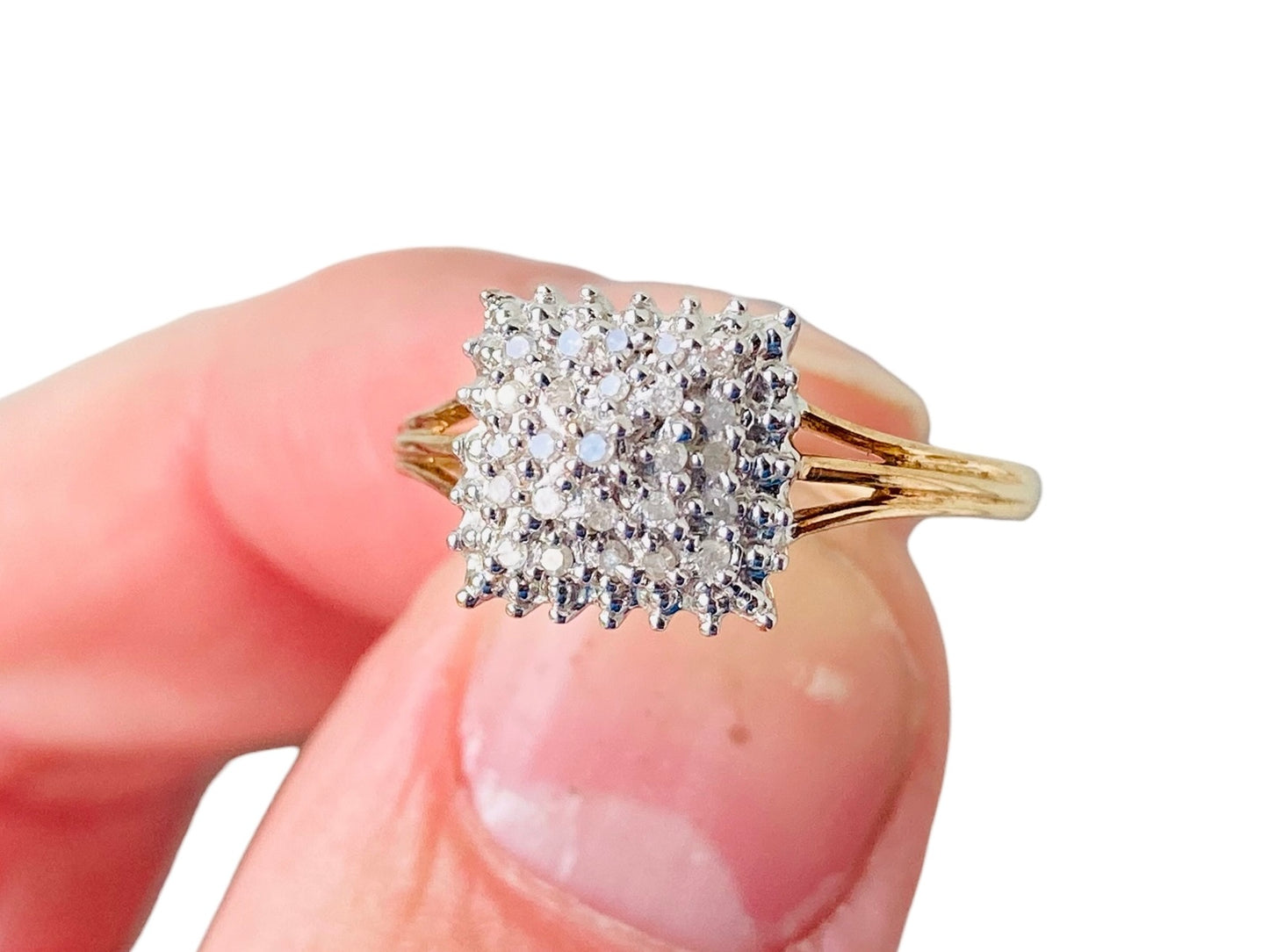 9ct Gold Diamond Ring