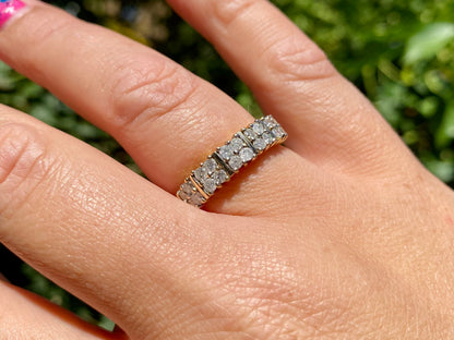 9ct Gold Diamond Ring