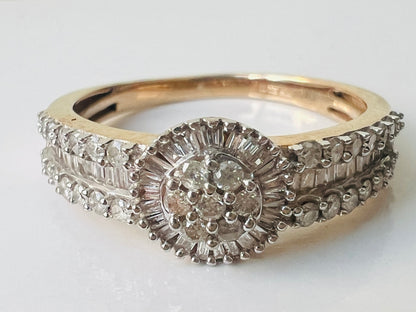9ct Gold Diamond Ring