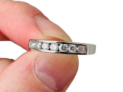 18ct Gold Seven-Stone 0.50ct Diamond Ring