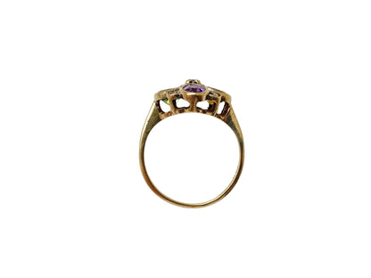 9ct Gold Multi-Gemstone Ring