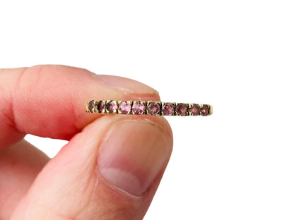 9ct Gold Pink Tourmaline Ring