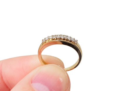 10ct Gold Diamond Ring