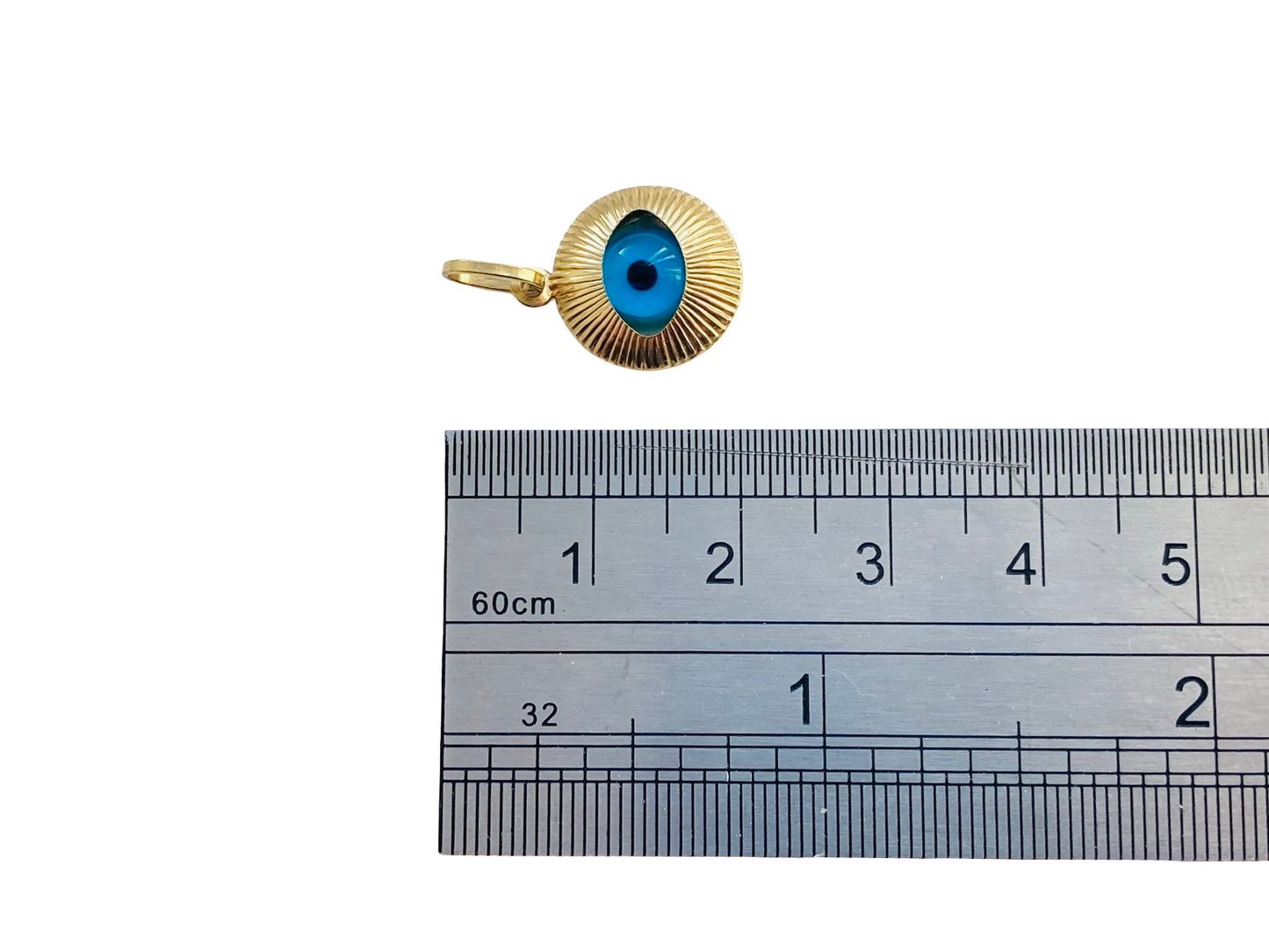 9ct Gold Eye Pendant