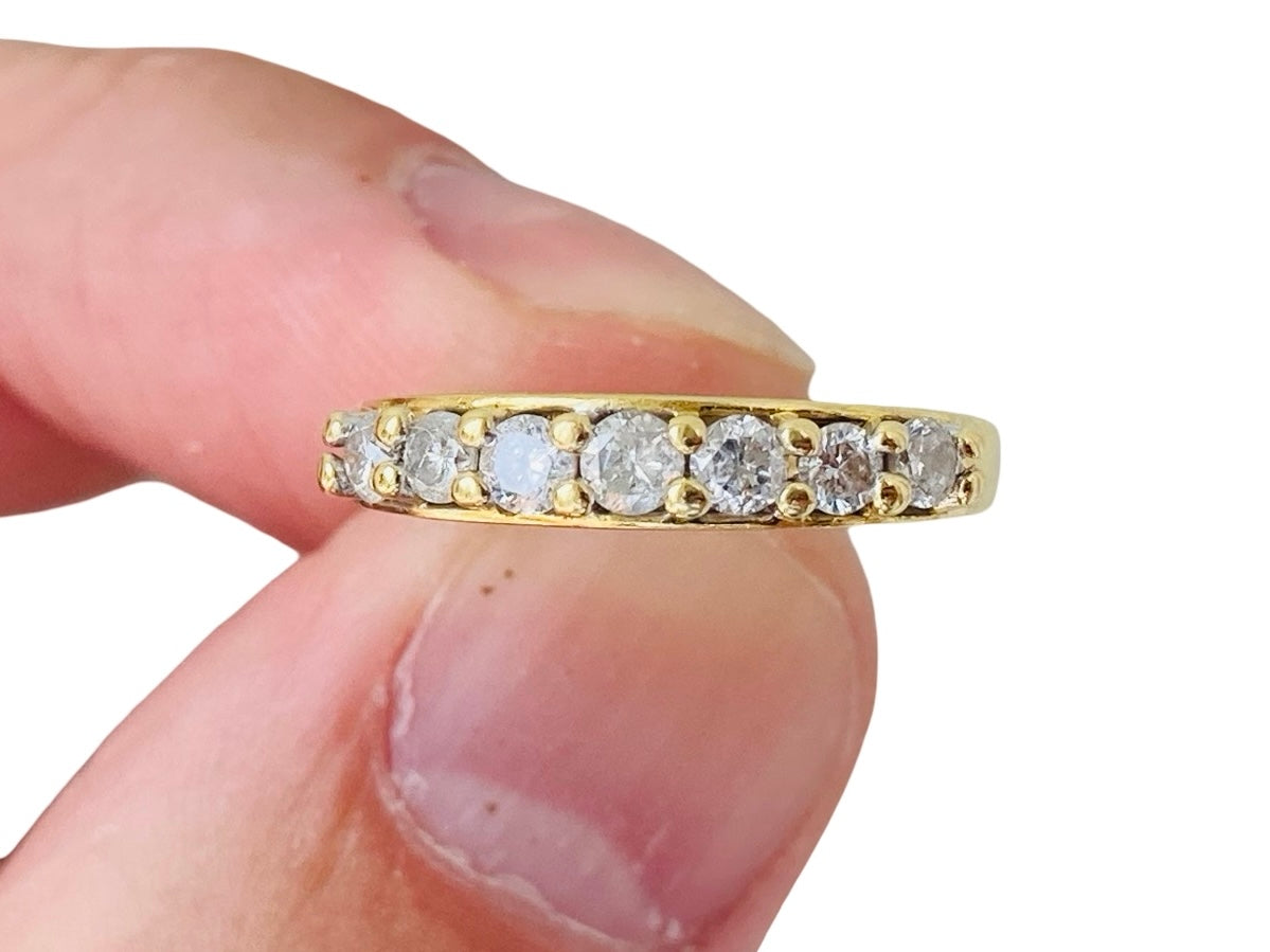 18ct Gold Seven-Stone 0.50ct Diamond Ring
