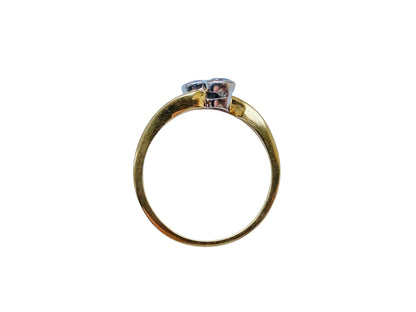 18ct Gold Diamond Toi Et Moi Ring