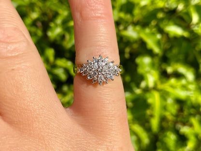 Vintage 9ct Gold 0.50ct Diamond Ring