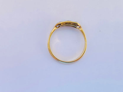 Antique 18ct Gold Diamond Ring