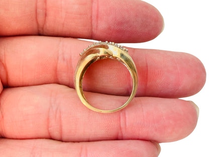 10ct Gold Diamond Ring