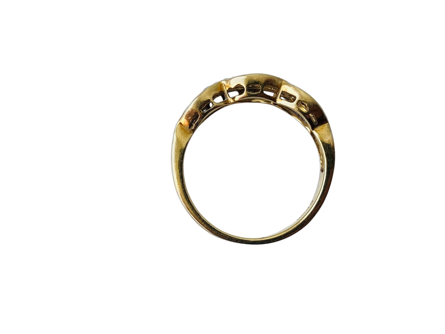 Vintage 18ct Gold Sapphire & Diamond Ring
