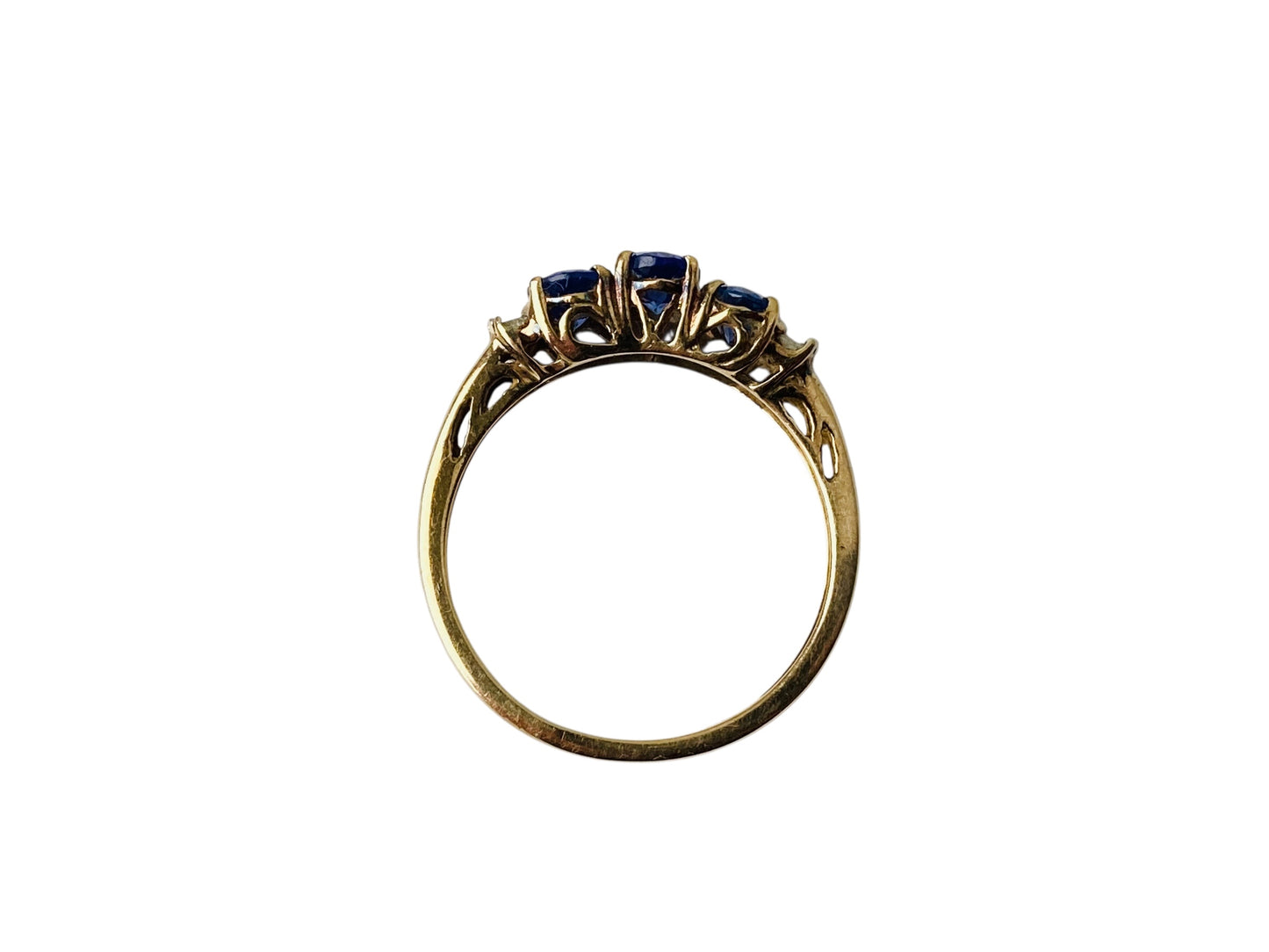 9ct Gold Tanzanite & Diamond Ring