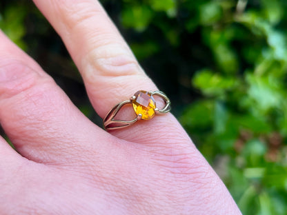 9ct Gold Citrine Ring