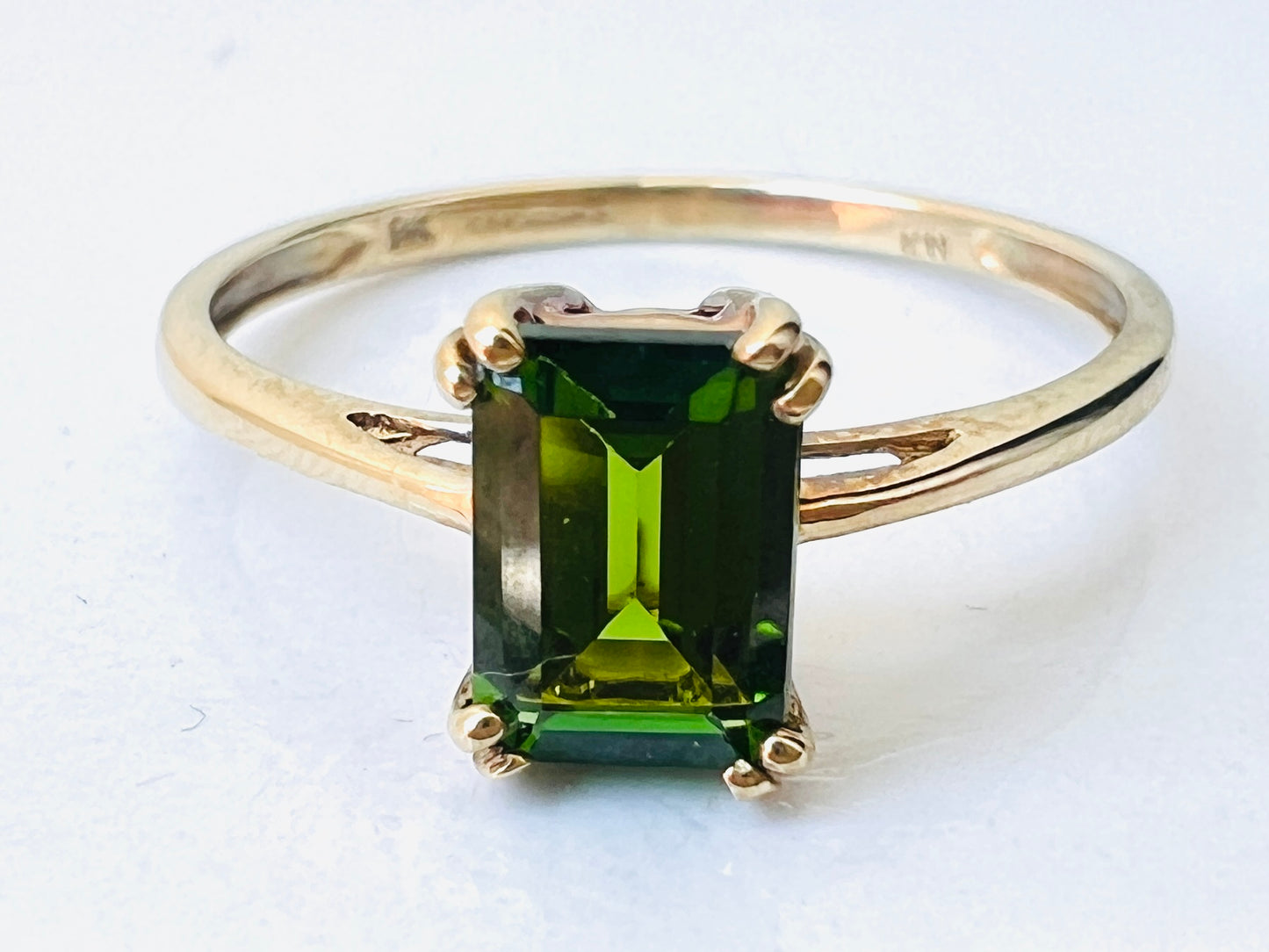 9ct Gold Diopside Ring