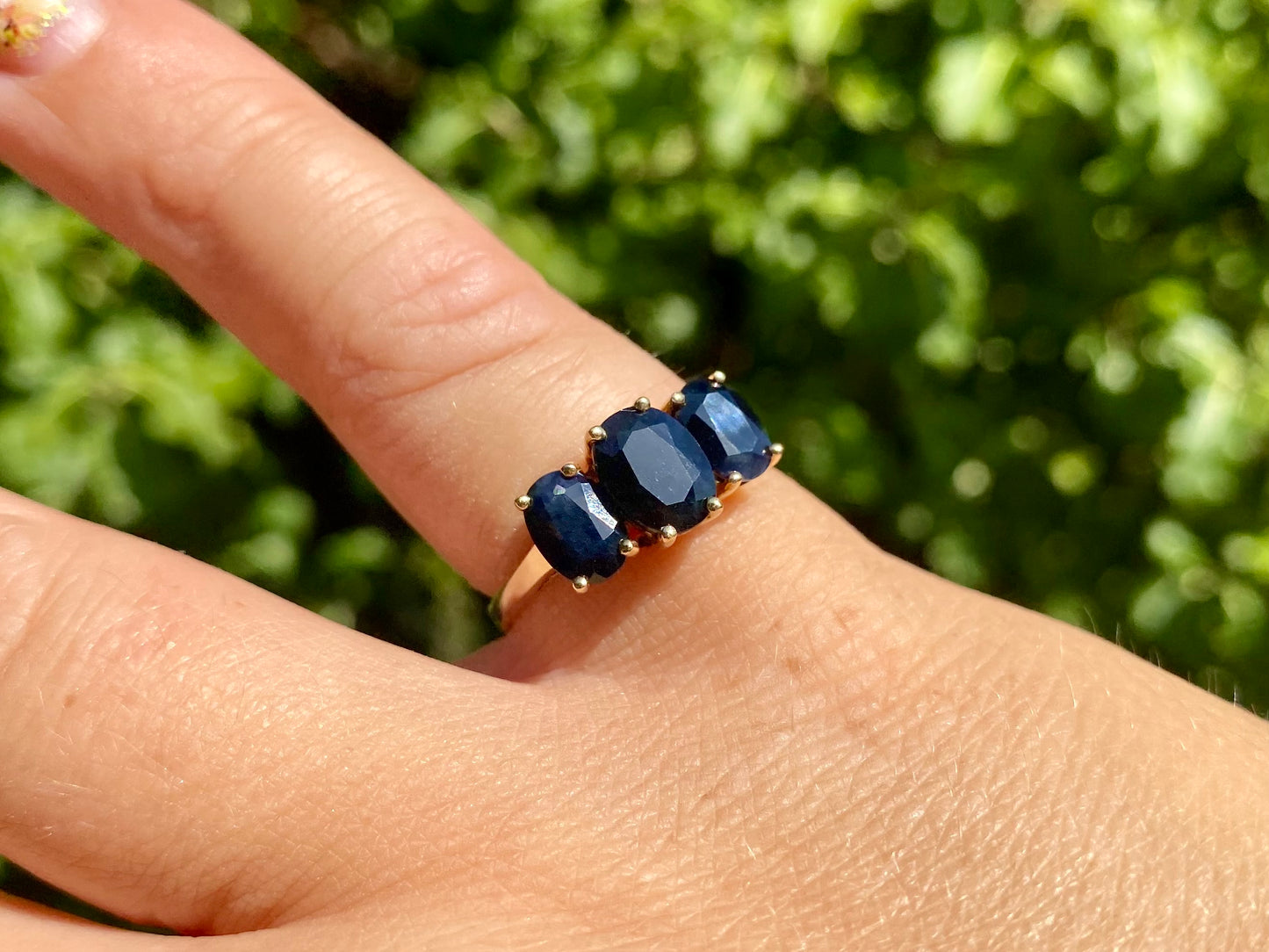 9ct Gold Sapphire Ring
