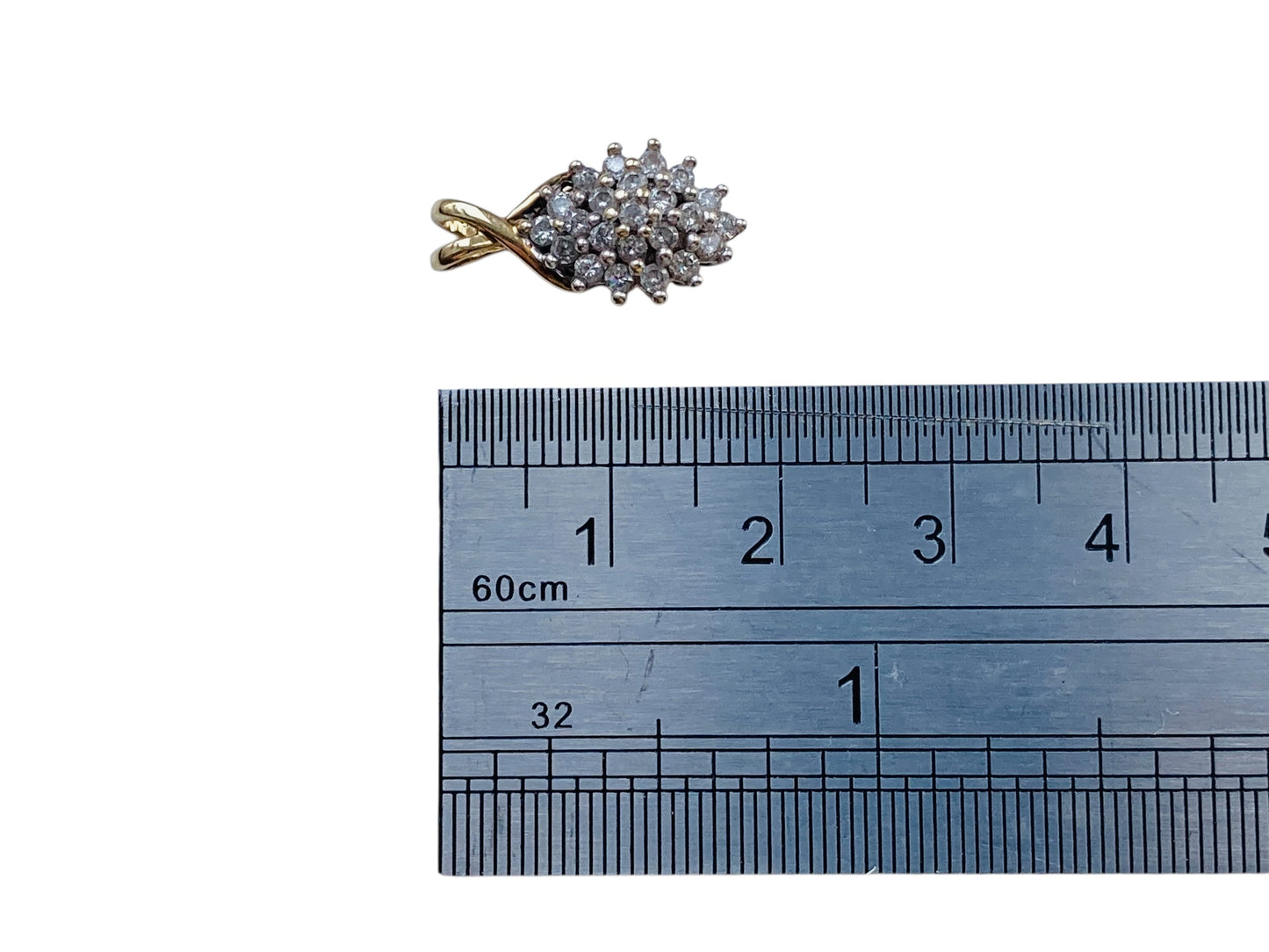 9ct Gold Diamond Pendant